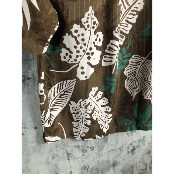 Havanera Hawaiian Shirt Men’s Floral Button Down Tropical Shirt Adult Medium - Picture 16 of 16